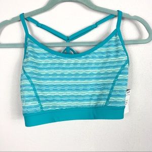 NWT Sports Bra 90 Degree by Reflex Turquoise